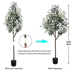 HaiSpring Artificial Olive Tree 5ft (60'') Tall