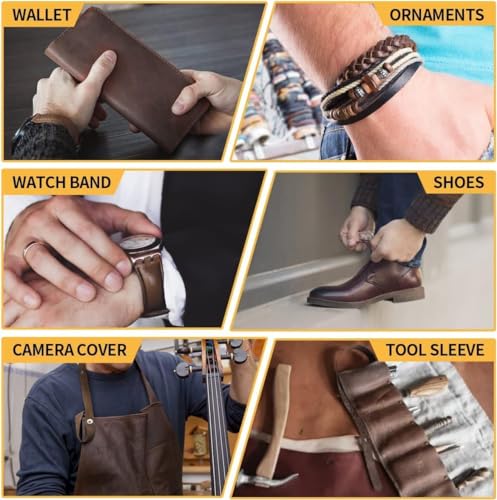 A+ Vegetable-Tanned Whole Grain INDIAN BOVINE | Thickness 0.8-1.0MM Thin Firm Temper Soft Leather |Size 8