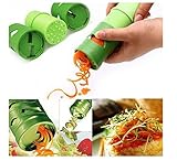 Multifunction Vegetable Fruit Cucumber Turning Cutter Slicer Fruit Vegetable Processing Device by GokuStore