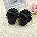 DZT1968® Baby Girl Soft Sole Princess Mary Jane Shoes Prewalker (0~6 Months Baby) Black