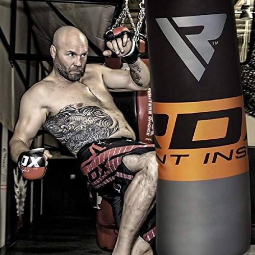 RDX-Guantes-MMA-para-Artes-Marciales-Entrenamiento-Cuero-Grappling-Guantillas-Bueno-para-Sparring-Muay-Thai-Kickboxing-Saco-de-Boxeo-Combate-Training-y-Lucha-Libre