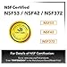 ICEPURE NSF/ANSI 53 Certified Premium RWF0600A Replacement for MWF, MWFP, 197D6321P006, WFC1201, MWFA, PC75009, HDX FMG-1, GSE25GSHECSS, 46-9996, GSH25JSDDSS GWF Refrigerator Water Filter 3PACK