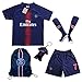 LES TRICOT 2018/2019 Paris Home #7 MBAPPE Football Futbol Soccer Kids Jersey Shorts Socks Set Youth Sizes (11-12 Years)