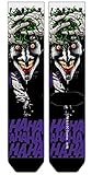Joker Killing Joke Batman Premium Sublimated Crew Socks DC Comics, Sock Size: 10-13, Fits Shoe Size: 8-12