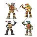 Vitadan Ninja Turtles 4 PCS Set - Teenage Mutant Ninja Turtles Action Figure - TMNT Action Figures - Ninja Turtles Toy Set - Ninja Turtles Action Figures Mutant Teenage Set