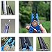 Booms Fishing X1 Aluminum Fishing Pliers Saltwater, Surf Fishing Tackle Kit, Fishing MultitoolHook Remover Braided Fishing Line Cutting and Split Ring with Coiled Lanyard and Sheath