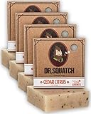 Dr. Squatch Men's Soap 4-Pack Bundle – Cedar