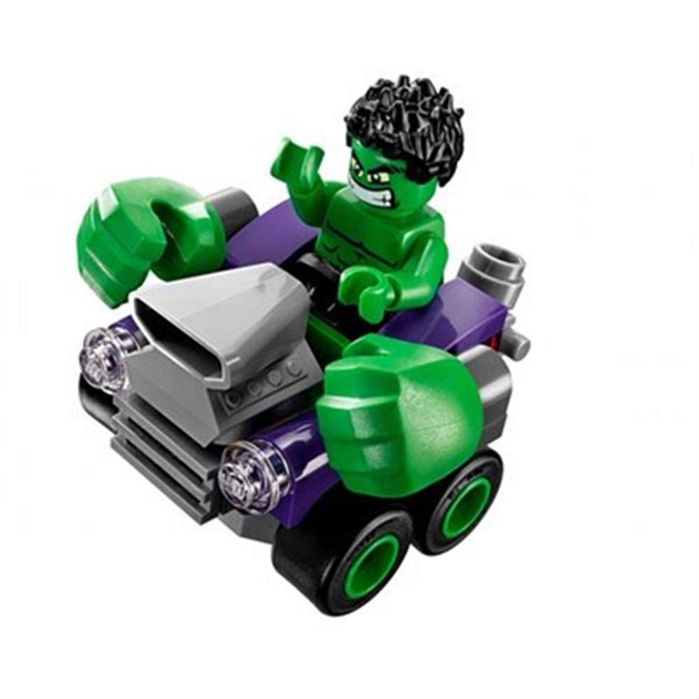 LEGO 76066 Super Heroes Mighty Micros: Hulk vs. Ultron Building Set (Multi-Colour)