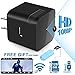 Touyinger 1080P Wifi Mini Spy Hidden Camera - USB Wall Charger Adapter Spy Camera With Night Vision- Remote View with eLook APP - Home Security Nanny Camera - Motion Detection - Real Time Surveillance