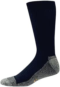 Amazon.com: Aetrex Copper Sole Dress Socks - Crew NAVY - X ...