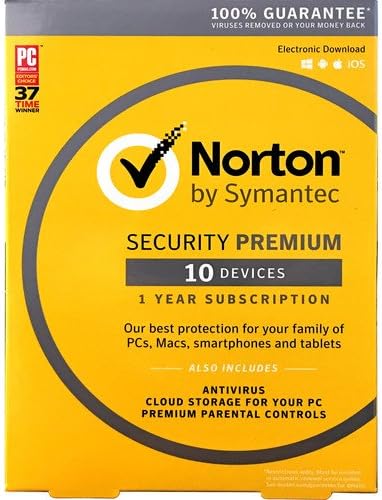 Norton Sec Premium 10-Dvcs 25Gb Bu Ret