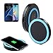 Galaxy S7/S7 Edge Wireless Charger, HP95(TM)Qi Wireless Power Charger Charging Pad for Samsung Galaxy S7/S7 Edge (Blue)