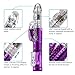 LEPO Large Multi Speed Thrusting and Rotating Rabbit Vibrator Clit Stimulation Sex Toys for Women, Purple, 8.8 Ounce