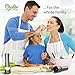Ecoline Home Salt and Pepper Grinders/Mills Set- 2 Stainless Steel Manual Mills with Adjustable Ceramic Grinding Mechanism and Convenient Stand- Best Quality Shakers