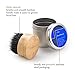 Beard Brush for men with 100% Natural Anti-Static Boar Bristles from Anjou, Used with Oil or Balm for Healthy and Clean Facial Hair, Grooms Beards and Moustaches