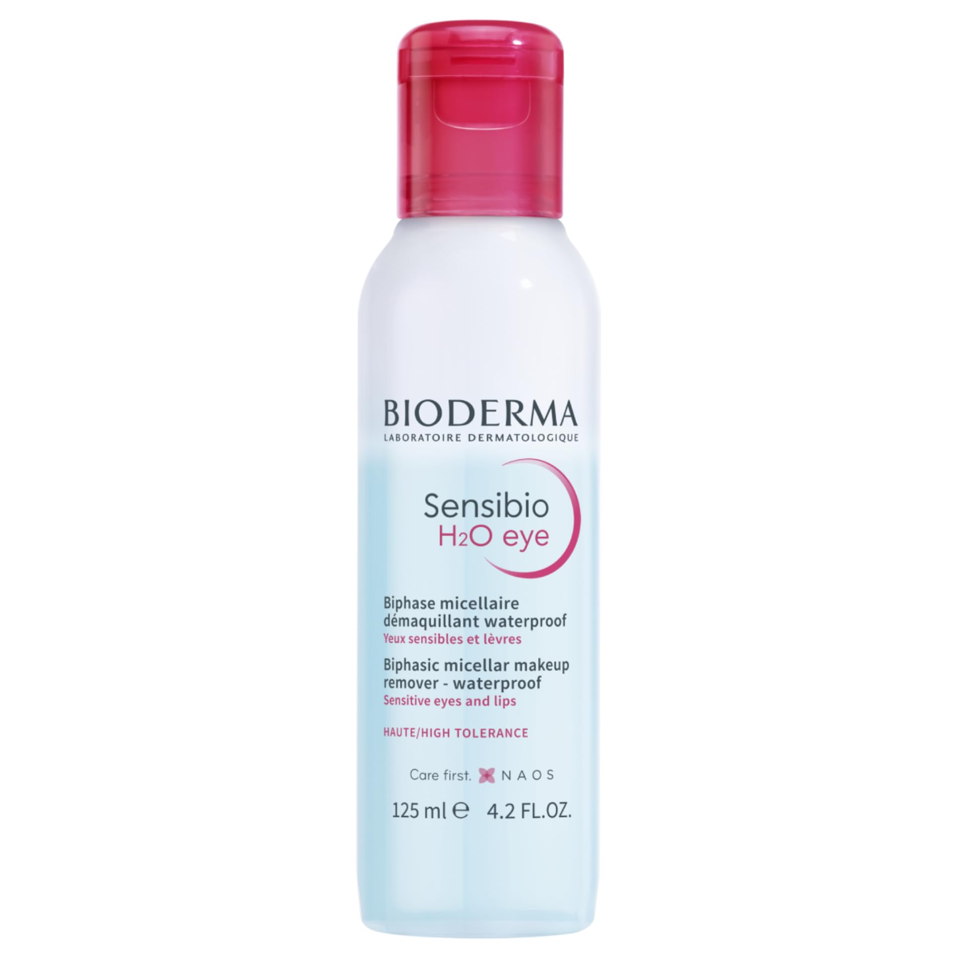 【正規品】ビオデルマ (Bioderma) サンシビオ エイチツーオー アイ 125mL 敏感肌用 ポイントメイク用クレンジング（ウォータープルーフメイク対応 無香料 無着色 エチルアルコール無添加）商品画像