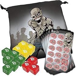 Zombie Dice Deluxe Dice Game, Adults and