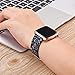 Greaciary Glitter Watch Bands Women/Girl Compatible for Fitbit Versa,Sparkly Replacement Straps Bracelet Luxury Elegant Compatible for Smartwatch Versa -Black