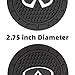 AOOOOP Car Interior Accessories for Infiniti Cup Holder Insert Coaster - Silicone Anti Slip Cup Mat for Infiniti Q50 Q70 Q70L Q60 QX30 QX50 QX60 QX80 (Set of 2, 2.75