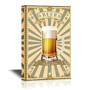 Beer on Vintage Background