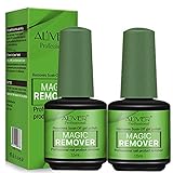 2Pack Magic Nail Polish Remover, Professional Removes Soak-Off Gel Nail Polish Remover 15ml