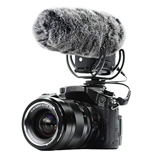 YOUSHARES Microphone Furry Windscreen Outdoor Wind Cover Muff Mic