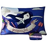 Adventure Time Marceline Princess Bubblegum Beauty Silky Satin Standard Reversible Pillowcase Cover 20x30 for Hair and Skin, (Officially Licensed Product) by Franco Collectibles