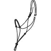 Weaver Leather Silvertip No. 95 Clip On Rope Halter , Black, Average