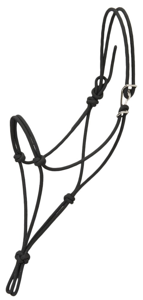 Weaver Leather Silvertip No. 95 Clip On Rope Halter, Black