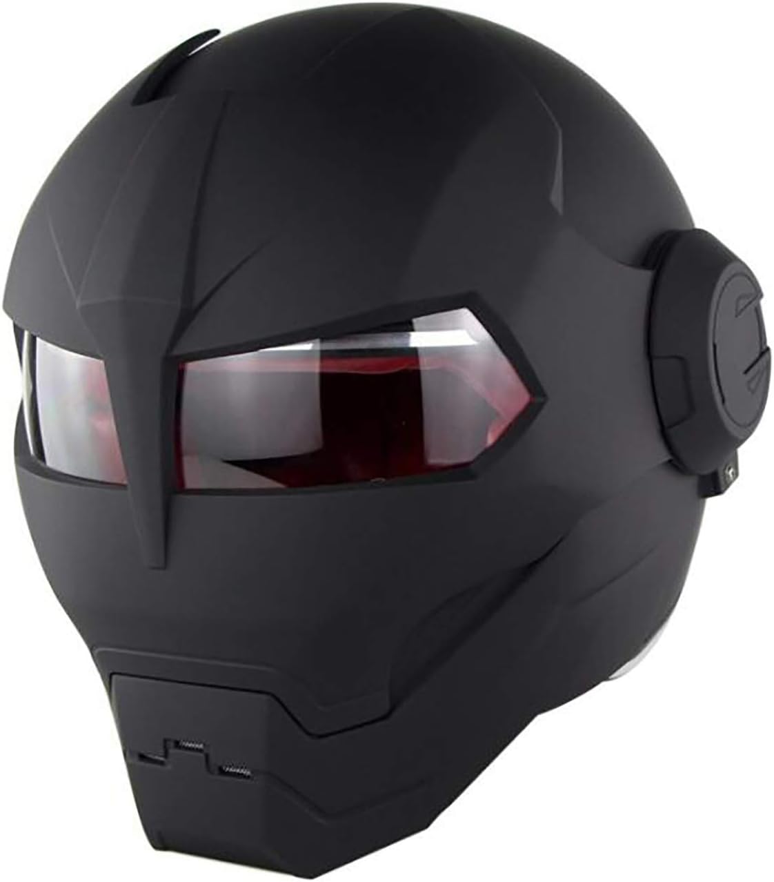 Motorcycle Full Face Helmet Full Face Travel Motorcycle Helmet Retro Personality Helmet Men and Women Armor Open Face Motorcycle Helmet Street DOT Certification Open Face Motorcycle Helmet,M