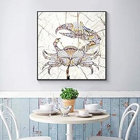 Floating Framed Canvas Wall Art for Living Room, Bedroom Wooden Background Animal Canvas Prints for Home Decoration Ready to Hang - 16x16 inches