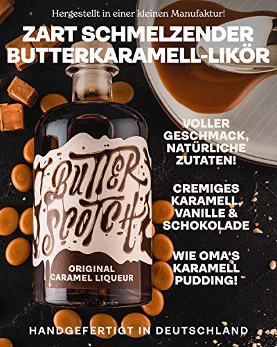 Butterscotch Karamell Likör I Original Caramel Liqueur 20% Vol. (1 x 0.5 l) I Vegan – Bild 4