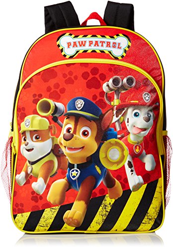 UPC 693186415982, Nickelodeon Little Boys Paw Patrol 16 Inch Backpack, Red, One Size