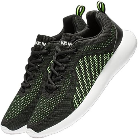 Men's Breathable Knit Running Shoes Lightweight Athletic Shoes Outdoor Sneakers