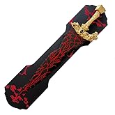 46.45 inch Metal Maliketh's Black Blade Sword, ER Sword with Hanging Plate, Stainless Steel, Suitable for Cosplay, Collection, Decoration and Gift