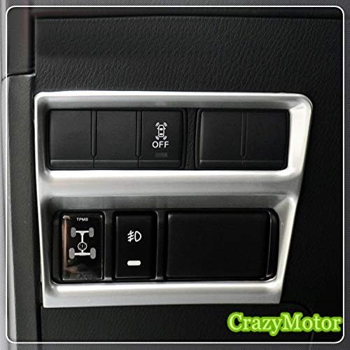1PC Matte Headlight lamp switch button cover trim For Nissan Patrol Y62 2010-2018 / For Infiniti QX56/QX80 2011-2013