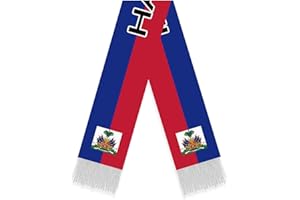 Haiti Scarf, 5FT Long Haitian Velvet Shawl,150×18cm Decor For Sport Parade Graduation