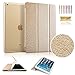 iPad Mini Case, Mini 2/3 Case, Dteck(TM) Ultra Slim [Lightweight] Tri-fold Leather Case with [Auto Wake/ Sleep Function] Smart Cover for Apple iPad Mini 3/ 2/ 1 (7.9 inches tablet) (Gold)