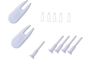 LORJE Fitness Exercise Sport Yoga Ball Inflatable Bed Pool Air Stopper Plug Pin, Exercise Ball Plug Replacement kit, 12Pieces