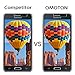 Samsung Galaxy On5 (2015 Version) Screen Protector [2-Pack], OMOTON Tempered Glass Screen Protector for Samsung Galaxy On5 with [9H Hardness] [Crystal Clear] [Scratch Resist] [Bubble Free Install]