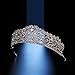 Princess Crown - Tiaras and Crowns for Girls - bridal crowns for wedding - Gift Topper for Loved One, Bridal, Birthday, Party, Prom (Silver Crown)