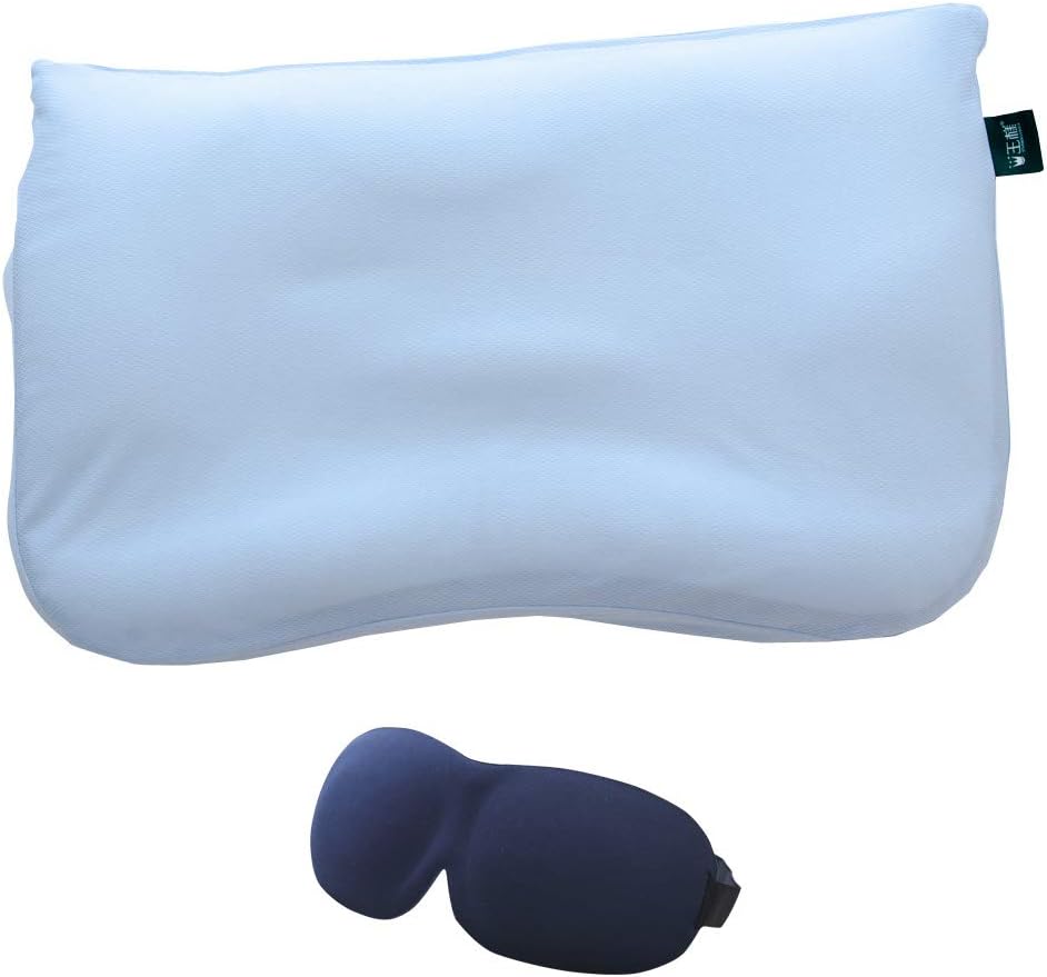 Amazon 新 王様の夢枕 19年版 やわらかめタイプ ブルー アイマスク付き 100万人が安眠 あの王様の夢枕がさらに眠りやすく進化し15年ぶりのリニューアル 王様シリーズ Osamaseries 枕 通販