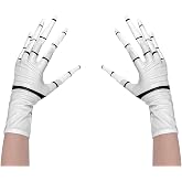 Xnetsby Men's Halloween Costume Skeleton Gloves