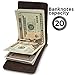 Slim Minimalist Wallet - Bifold Money Clip - Thin Leather Pocket Wallets for Men