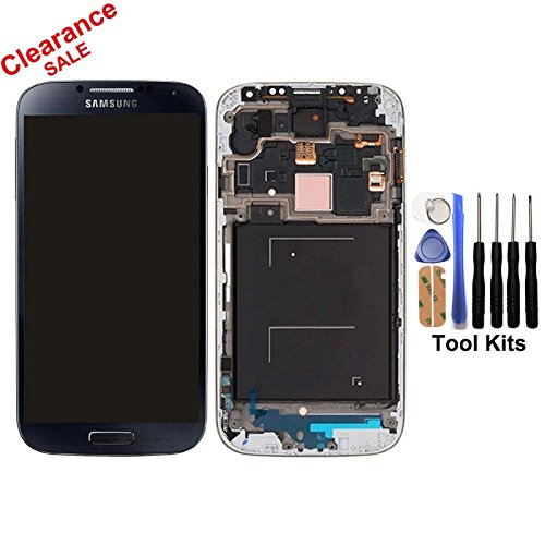 cellphoneage for Samsung Galaxy S4 SIV New LCD Screen Replacement With Frame(GSM Models - T-Mobile M919 AT&T I337)Full Set Display Touch Screen Digitizer Assembly + Free Tool Kits (Black) cellphoneage for Samsung Galaxy S4 SIV New LCD Screen Replacement With Frame(GSM Models - T-Mobile M919 AT&T I337)Full Set Display Touch Screen Digitizer Assembly + Free Tool Kits (Black)