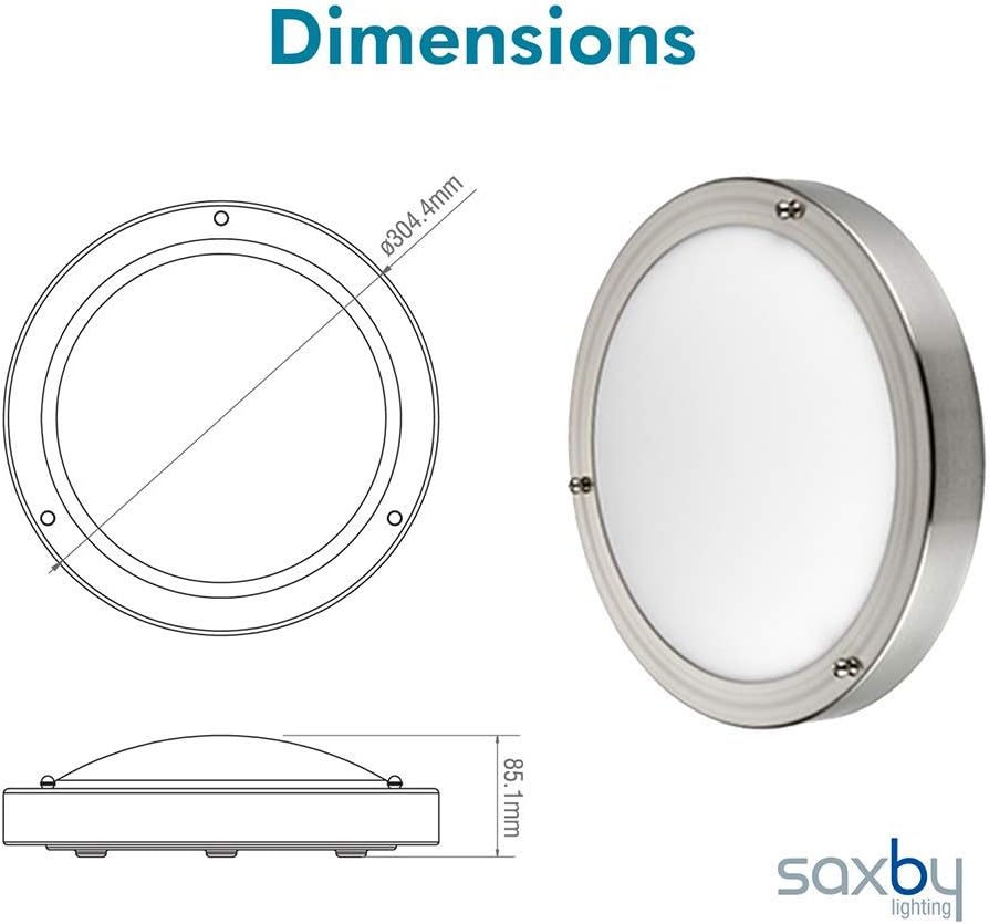 Sax Portico Led Bathroom Ceiling Light Ip44 9w Cool White Flush Led Module Satin Nickel Finish Frosted Glass 220 240v Bathroom Lighting Lighting Cate Sax Portico Led Bathroom Ceiling Light Ip44 9w Cool White Flush Led Module Satin Nickel Finish Frosted Glass 220 240v Bathroom Lighting Lighting Cate