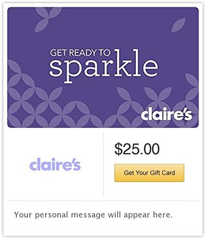 Claire's eGift Cards (Redemption Online Only)