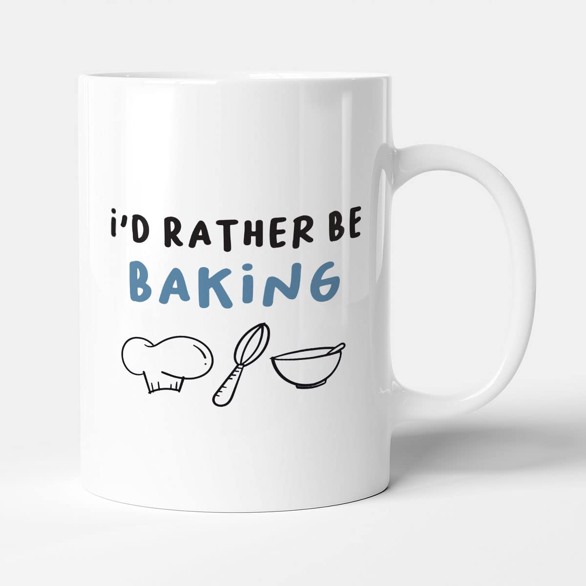 Victorian Printing Co - I'd Rather Be Baking - Gift Mug, Ceramic, 11fl.oz.