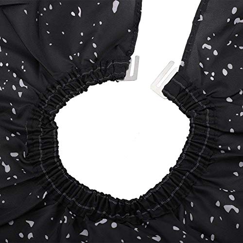 Mxcudu Hair Cutting Cape Hair Coloring Cloak Dye Beard Apron Waterproof Hairdressing Smock Cloth Cover Barbers Cape