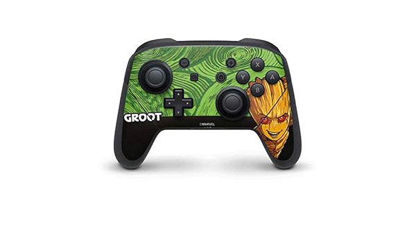 Amazon Com Skinit Decal Gaming Skin Compatible With Nintendo Switch Pro Controller Officially Licensed Marvel Disney Groot Design Electronics
